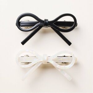 2pk Bow Barettes - kate spade new york x
Target™ Black/White